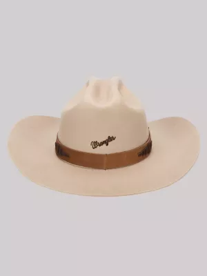 Mens Leather Band Cowboy Hat:Tan:7.5