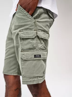 Wrangler® Men's Five Star Premium Stacked Cargo Short in Spruce