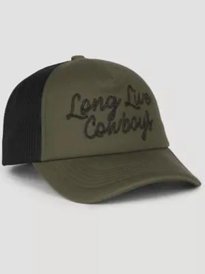 Long Live Cowboys Baseball Cap:White:One Size