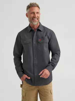 Wrangler® RIGGS Workwear® Ground Cloth Work Shirt in Asphalt
