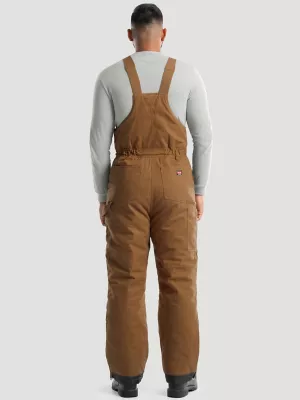 Men's Workwear Insulated Flex Duck Overalls in Rubber Brown