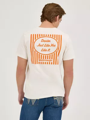 Wrangler x Whataburger Men's Like You Like It T-Shirt in Marshmallow