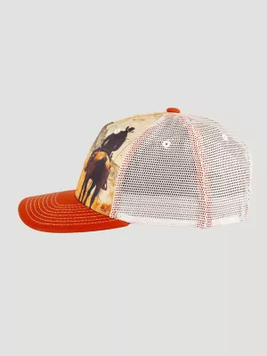 High Country Baseball Cap:Burnt Orange:One Size