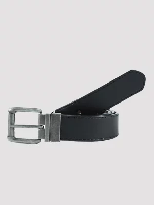 Mens Reversible Stitch Belt:Black:44