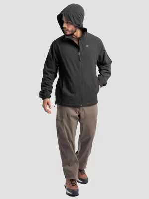 Men's Wrangler ATG™ Flex Zip Windbreaker in Black