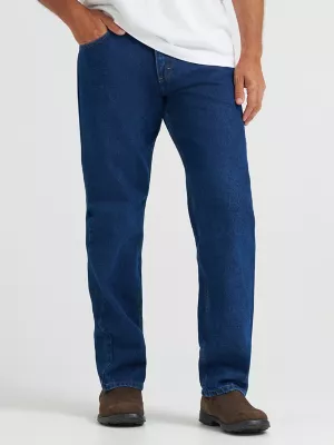 Wrangler® Five Star Premium Denim Relaxed Fit Jean in Dark Rinse