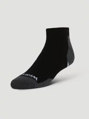 Mens Everyday Cotton Low Cut Sock 12 Pack:Black:One Size