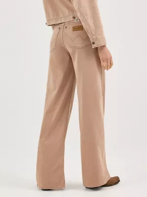 Women's Loose Spat Jean in Raw Umber