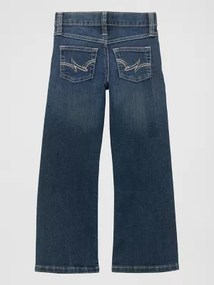 Girl's Wrangler® Premium Patch® Jean (4-14) in Dark Blue