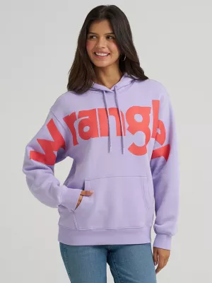 Women's Wrangler Bold Logo Hoodie in White