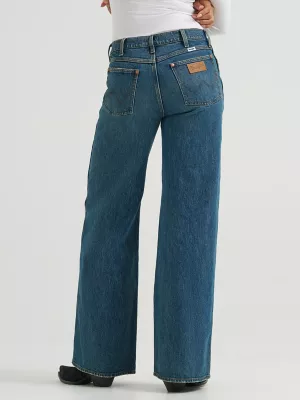Women's Low Rise Baggy Jean in Stormy Indigo