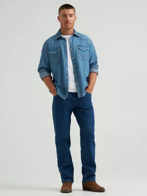 Wrangler® Five Star Premium Denim Flex for Comfort Relaxed Fit Jean in Stone