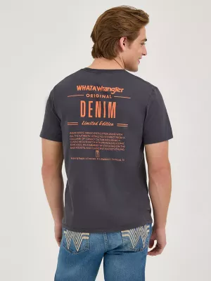 Wrangler x Whataburger Men's Ingredient T-Shirt in Faded Black