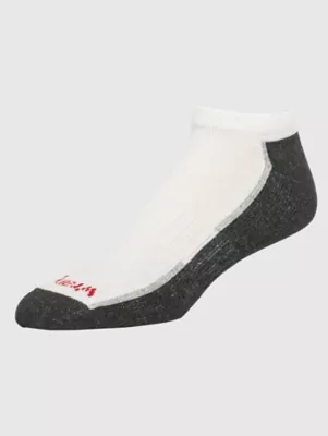 Mens Low-Cut Socks (6-Pack):White:ONE SIZE