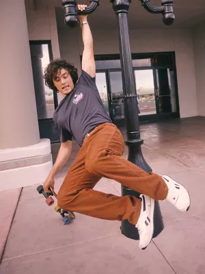 Wrangler x Stranger Things 13MWZ Cowboy Cut Corduroy Pant in Copper Brown