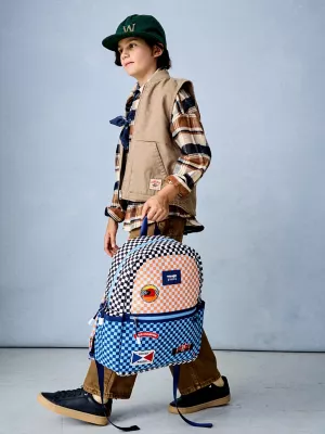 Wrgr x STATE Racer Check Kane Backpack:Checkered Board:One Size: