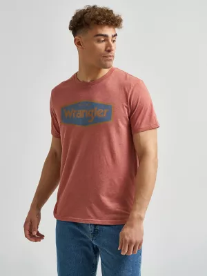 Men's Badge Logo Graphic T-Shirt in Cooper