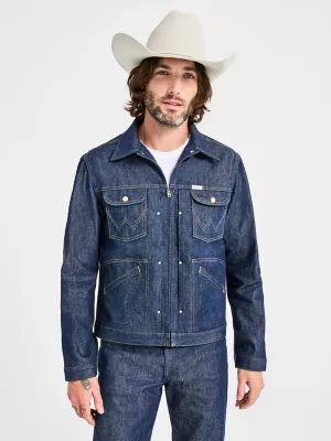 Men's Cone Denim® White Oak Selvedge Jacket in Raw Indigo