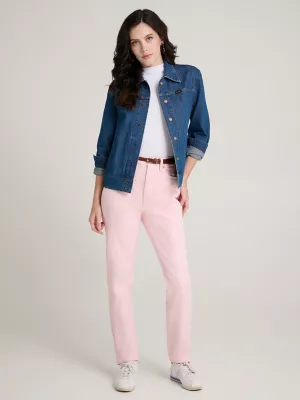 Wrangler x Stranger Things Nancy Jean in Bubble Gum Blush