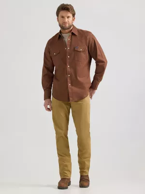 Premium Performance Tough Comfort Cowboy Cut® Regular Fit Canvas Jean in Kelp