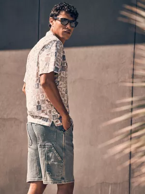 Men's Carpenter Short in Montana Ice