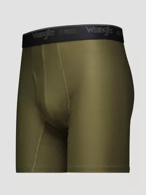 Mens RIGGS Comfort Stretch Boxer Brief 3-Pack:Green/Camo/Black:M