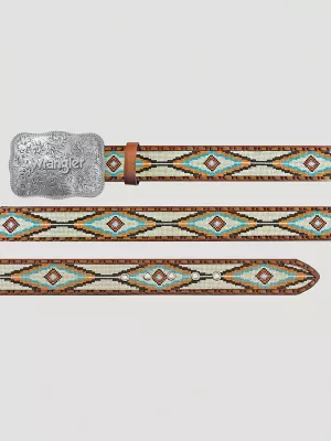 Women's Southwest Embroidered Belt in Multi