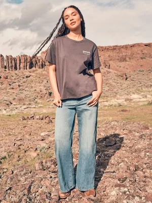 Women's Low Rise Baggy Jean in Ace