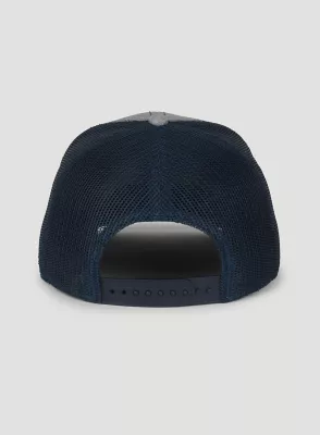 Wrangler American Flag Baseball Hat:Grey:One Size