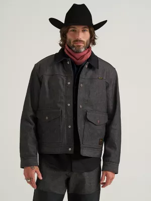 Filson x Wrangler Denim Work Jacket in Black