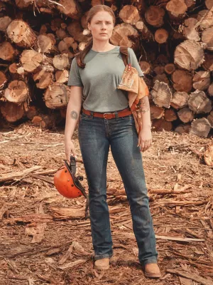 Women's Wrangler® RIGGS Workwear® Bootcut Work Jean in Light Stone