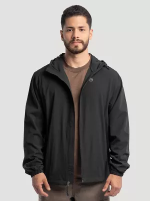 Men's Wrangler ATG™ Flex Zip Windbreaker in Black