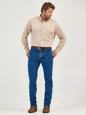 Wrangler® Cowboy Cut® Original Fit Active Flex Jeans in Stonewash