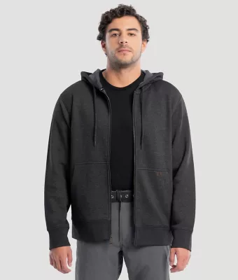 Men's RIGGS WORKWEAR® Full Zip Hoodie in Charcoal Grey