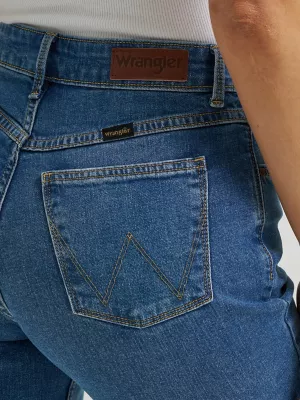 Women's Wrangler® High Rise True Straight Leg Jean in Ivy