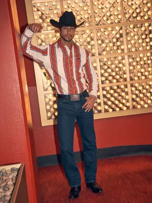 Wrangler® Cowboy Cut® Original Fit Active Flex Jeans in Stonewash