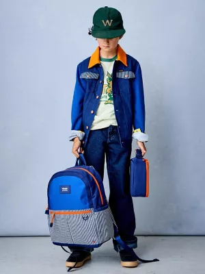 Wrangler x STATE Boy's Colorblock Denim Jacket in Colorblock