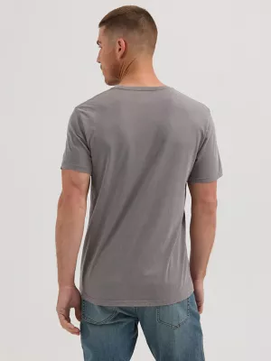 Mens Outlaw Willie Nelson T-Shirt:Pewter:S