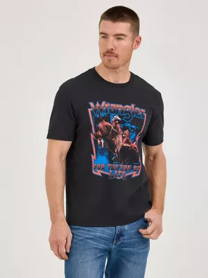 Men's Ride of Life Graphic T-Shirt in Jet Black