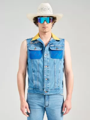 Wrangler x Pit Viper Vest in Antique Wash