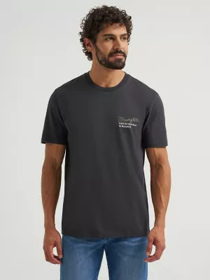 Wrangler Reissue Right To Rodeo T-Shirt in Phantom