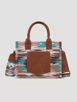 Southwest Print Mini Tote:Turquoise:One Size