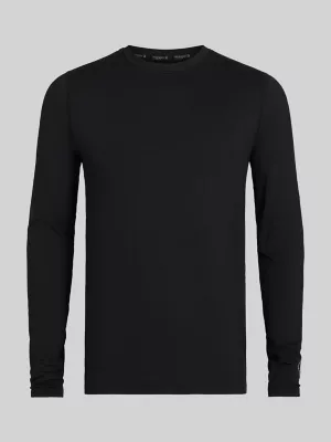 Men's RIGGS® Brushed Jersey Thermal T-Shirt in Black