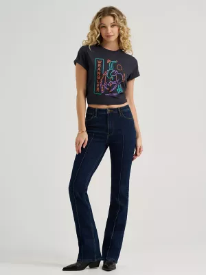 Women's Bold Boot Pintuck Jean in Mia