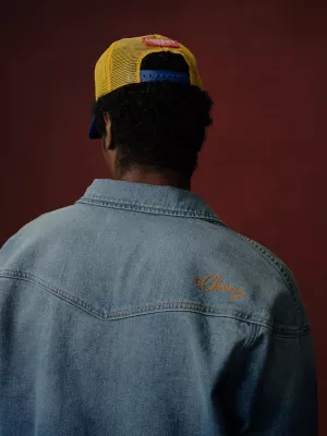 Cherry LA USA Trucker Hat:Yellow:One Size