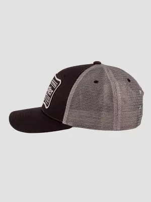 Trailhead Saloon Baseball Cap:Black & Grey:One Size