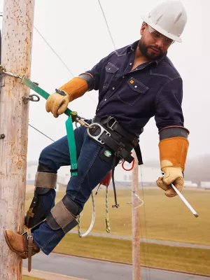 Wrangler Retro® FR Flame Resistant Slim Boot Jean in Caden Dark Tint