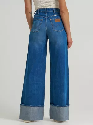 Women's Cuffed Trouser Jean in Rodeo Ridge