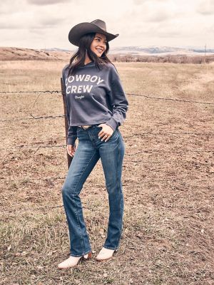 Women's Wrangler Retro® Bailey High Rise Bootcut Jean in Isla