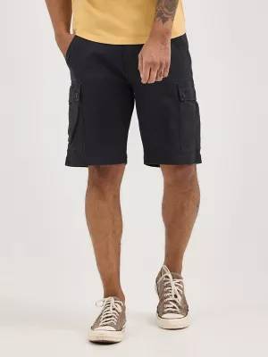 Men's Stretch Ripstop Cargo Short in Caviar